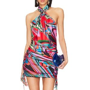 Psicodelia Backless Mini Dress